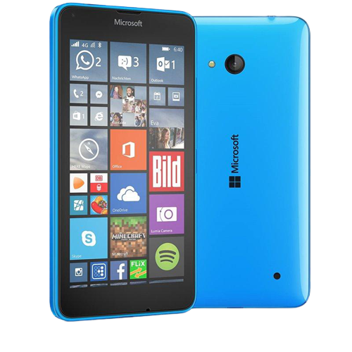 Microsoft Lumia 640 front and back