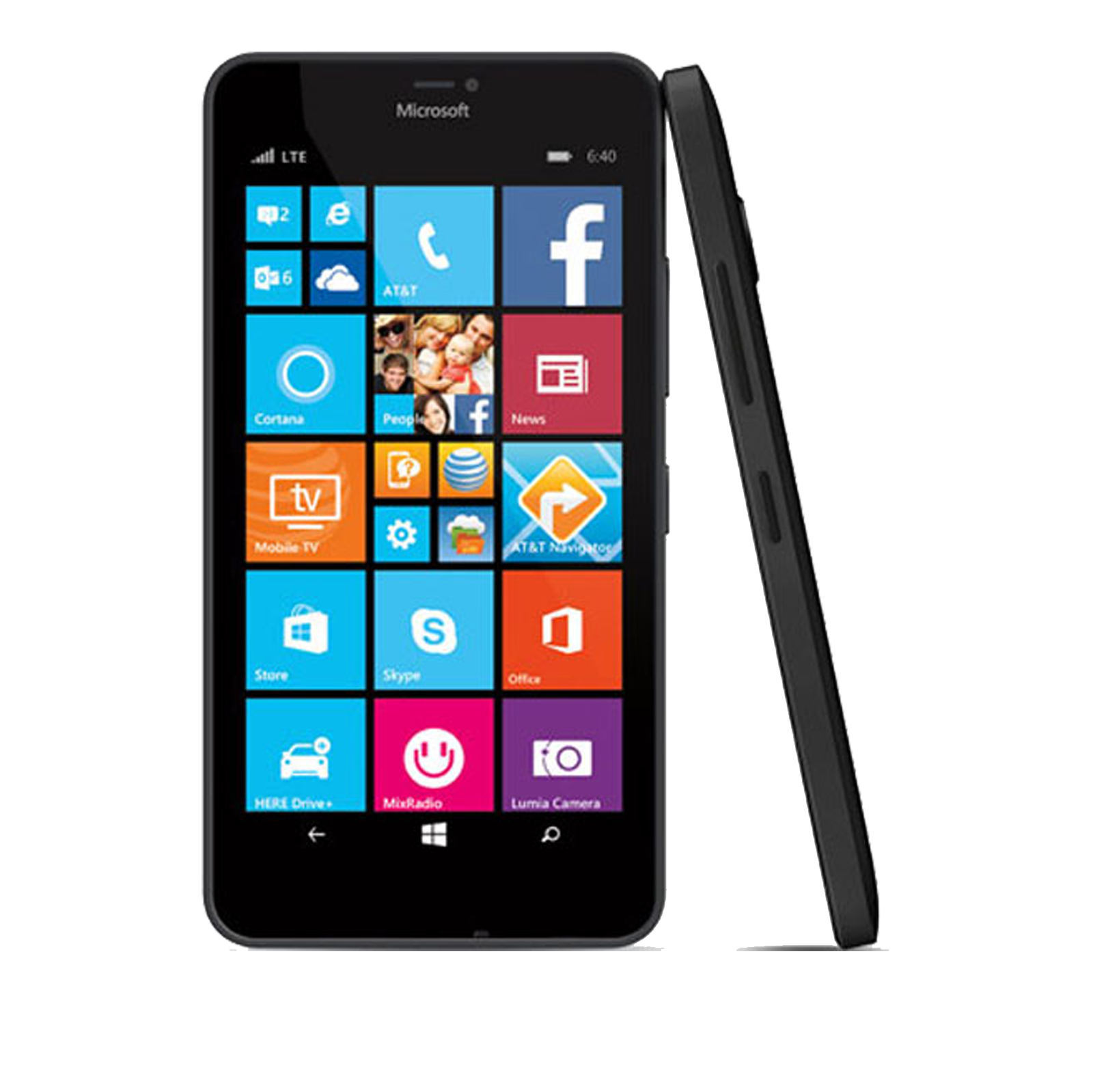 Microsoft Lumia 640 XL front and back